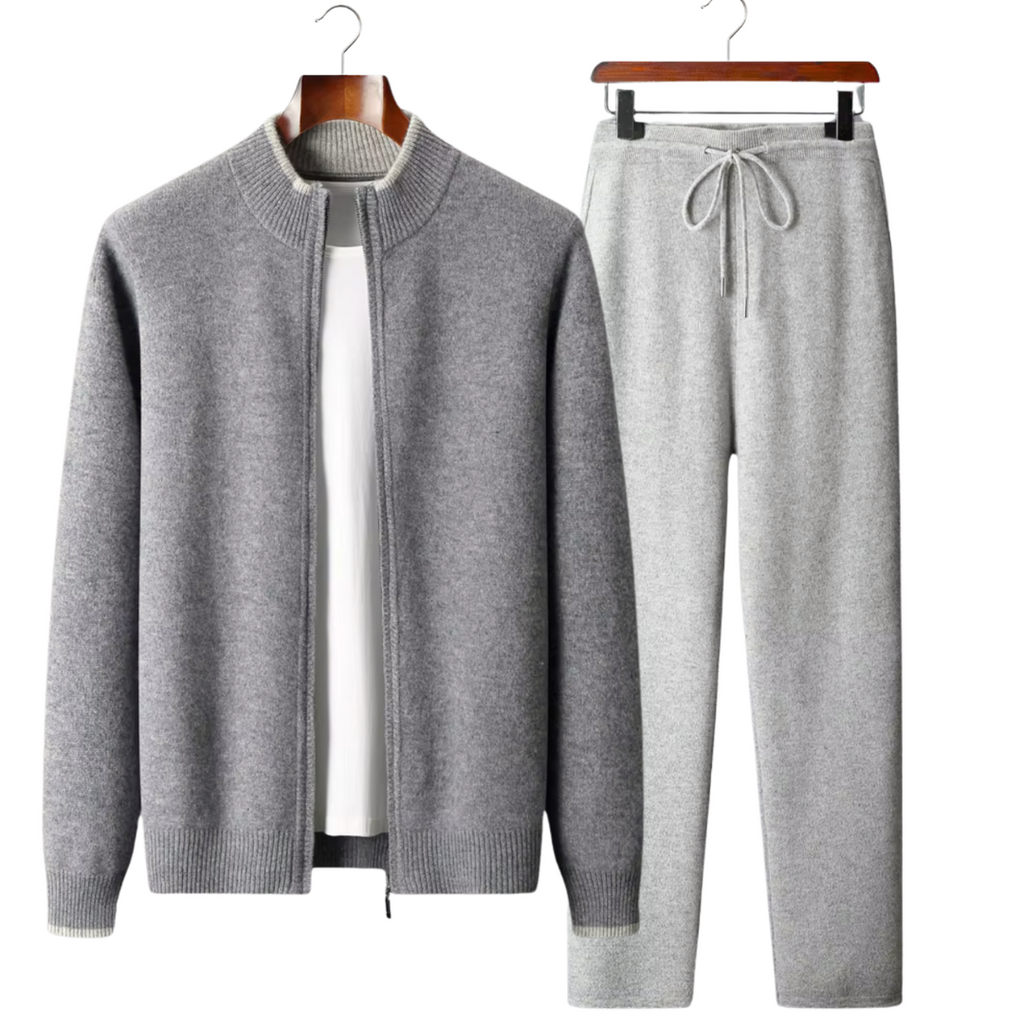 100% MERINO WOOL TWO TONE TRACKSUIT