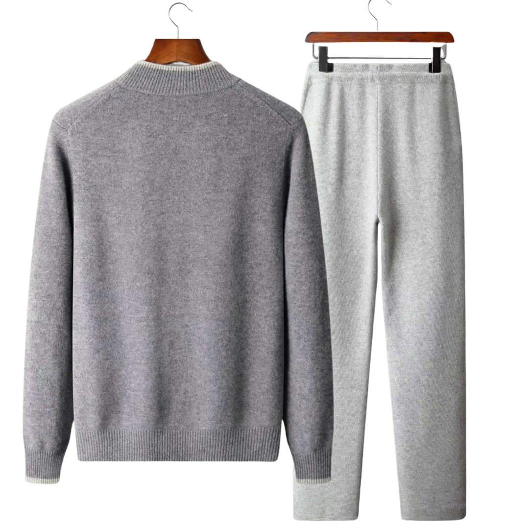 100% MERINO WOOL TWO TONE TRACKSUIT
